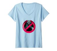 Mujer Odio a las palomas anti paloma Camiseta Cuello V