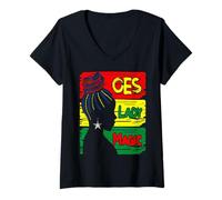 Mujer OES Lady Magic Sister Order of The Eastern Star Día de la Madre Camiseta Cuello V