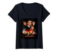 Mujer Official James Bond 007 GoldenEye Camiseta Cuello V