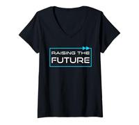 Mujer Offline for Summer Retro Student Graduation & Teacher Humor Camiseta Cuello V