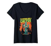 Mujer Ofidiofobia Ofiofobia Miedo A Las Serpientes Camiseta Cuello V