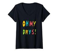 Mujer ¡Oh Mis Días! Camiseta Cuello V