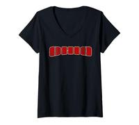 Mujer Ohio Distressed Vintage Bold Men's, Women's and Kids Camiseta Cuello V