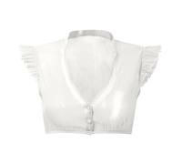 Mujer Oktoberfest Blusa Tirolesa Dirndl De Encaje Blusas Sexy Manga Corta para CláSico Y VersáTil Vestidos Top Fiesta Disfraz O Llevar A Diario