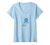 Mujer Old Orchard Beach Maine Nautical Whimsy Dolphin Costa Camiseta Cuello V