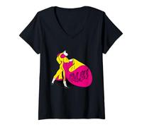 Mujer Ole' México Español Victoria Flamenco Camiseta Cuello V