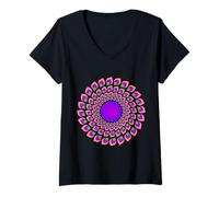 Mujer OM Mandala: Peace, Harmony and Spiritual Connection Camiseta Cuello V