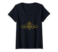 Mujer OM Mandala: Peace, Harmony and Spiritual Connection Camiseta Cuello V