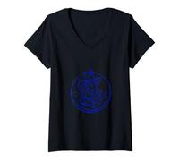 Mujer OM Mandala: Peace, Harmony and Spiritual Connection Camiseta Cuello V