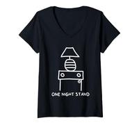 Mujer One Night Stand Camiseta Cuello V