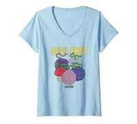 Mujer One Piece Devil Fruit Market Camiseta Cuello V