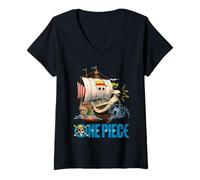 Mujer One Piece Going Merry Doodles Camiseta Cuello V