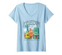 Mujer One Piece Loguetown The Beginning and The End Camiseta Cuello V