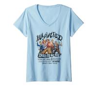 Mujer One Piece Straw Hat Crew Dead Or Alive Camiseta Cuello V