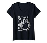 Mujer Only Fox God Knows. Nana korobi ya Oki. Fall Seven Times Camiseta Cuello V