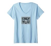 Mujer Only You Vintage Smokey Bear Retro Wildfire Prevention Camiseta Cuello V