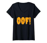 Mujer OOF Meme Best Halloween Costume For Girls + Boys Gamer OOF Camiseta Cuello V