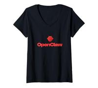 Mujer OpenClaw Agente Camiseta Cuello V
