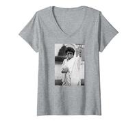 Mujer Oprah Winfrey en la Boda de Maria Shriver por Michael Grecco Camiseta Cuello V