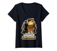 Mujer Oración de Marketing para Mayores conversiones Camiseta Cuello V