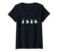 Mujer Orgullo romántico Lindo Perro LGBT Aro Gay Mascota Amante Camiseta Cuello V