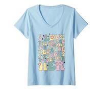 Mujer Orgullosa de la Mujer en la Que me he Convertido, empoderar a Las Mujeres positivas Camiseta Cuello V