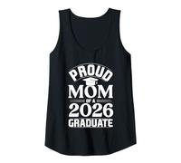 Mujer Orgullosa mamá de una celebración de posgrado 2026 Camiseta sin Mangas