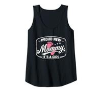 Mujer Orgullosa Nueva Mami, es una Chica, mamá para ser, Madre por Primera Vez Camiseta sin Mangas