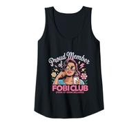 Mujer Orgulloso Miembro del Club Fobi Miedo a ser incluida Orgullo Camiseta sin Mangas
