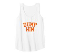 Mujer Original Dump Him Shirt Y2K Aesthetic Retro Vibe 2000s Girl Camiseta sin Mangas