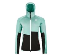 Mujer Ortovox FLEECE RIB HOODY W (aquatic ice) chaqueta polar