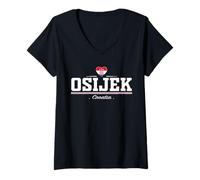 Mujer Osijek Croatia Camiseta Cuello V