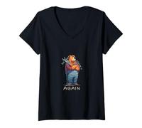 Mujer Oso Mecánico No Lo Vuelvas A Romper Manitas Camiseta Cuello V