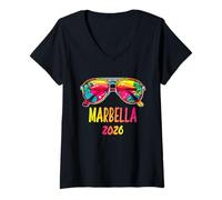 Mujer Outfit Gafas de Sol Marbella 2026 Marbella 2026 Camiseta Cuello V