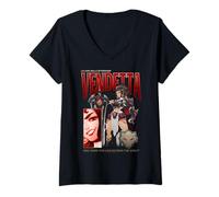 Mujer Overwatch 2 La Lupa Della Ritorsione Vendetta Portrait Camiseta Cuello V