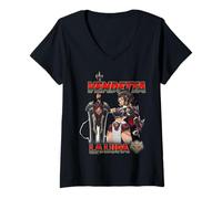 Mujer Overwatch 2 Vendetta La Lupa The She-Wolf Full Body Portrait Camiseta Cuello V