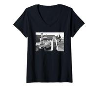 Mujer Ozzy Osbourne Cantante de Heavy Metal de Black Sabbath Camiseta Cuello V
