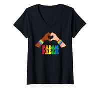 Mujer Padam Padam - Mes del Orgullo LGBTQ+ - Heartbeat Padam Padam Camiseta Cuello V