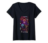 Mujer Padre Gamer Privación Sueño 3AM Humor Design Camiseta Cuello V