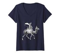 Mujer Paimon Un Diccionario Rey Demonio Infernal Camiseta Cuello V