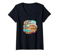 Mujer Palma de Mallorca Camiseta Cuello V