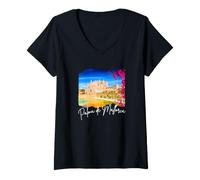 Mujer Palma de Mallorca Camiseta Cuello V