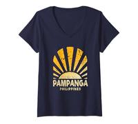 Mujer Pampanga Filipinas - Pampanga Filipinas Sunshine Camiseta Cuello V
