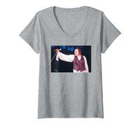 Mujer Pan de Carne Live Everything Louder Tour Bat out of Hell Cantante Camiseta Cuello V