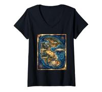 Mujer Pangea - Pangea Un Continente Mundo Tierra Geografía Camiseta Cuello V