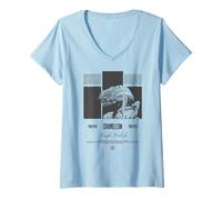 Mujer Pantera Camaleón Ropa De Calle Lagarto Guardián Camiseta Cuello V