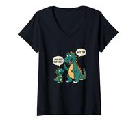 Mujer Papá, ¿Dios Existe? Aún no es Divertido Religión/Ateísmo Humor Camiseta Cuello V