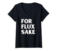 Mujer para Flux Sake FFS Hobby Artistas Fabricación Tecnología Soldadura Camiseta Cuello V