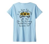 Mujer para la Persona detrás de mí, Eres increíble, Hermosa y Suficiente Camiseta Cuello V