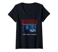 Mujer Paranormal Activity What Happens When You Sleep Camiseta Cuello V